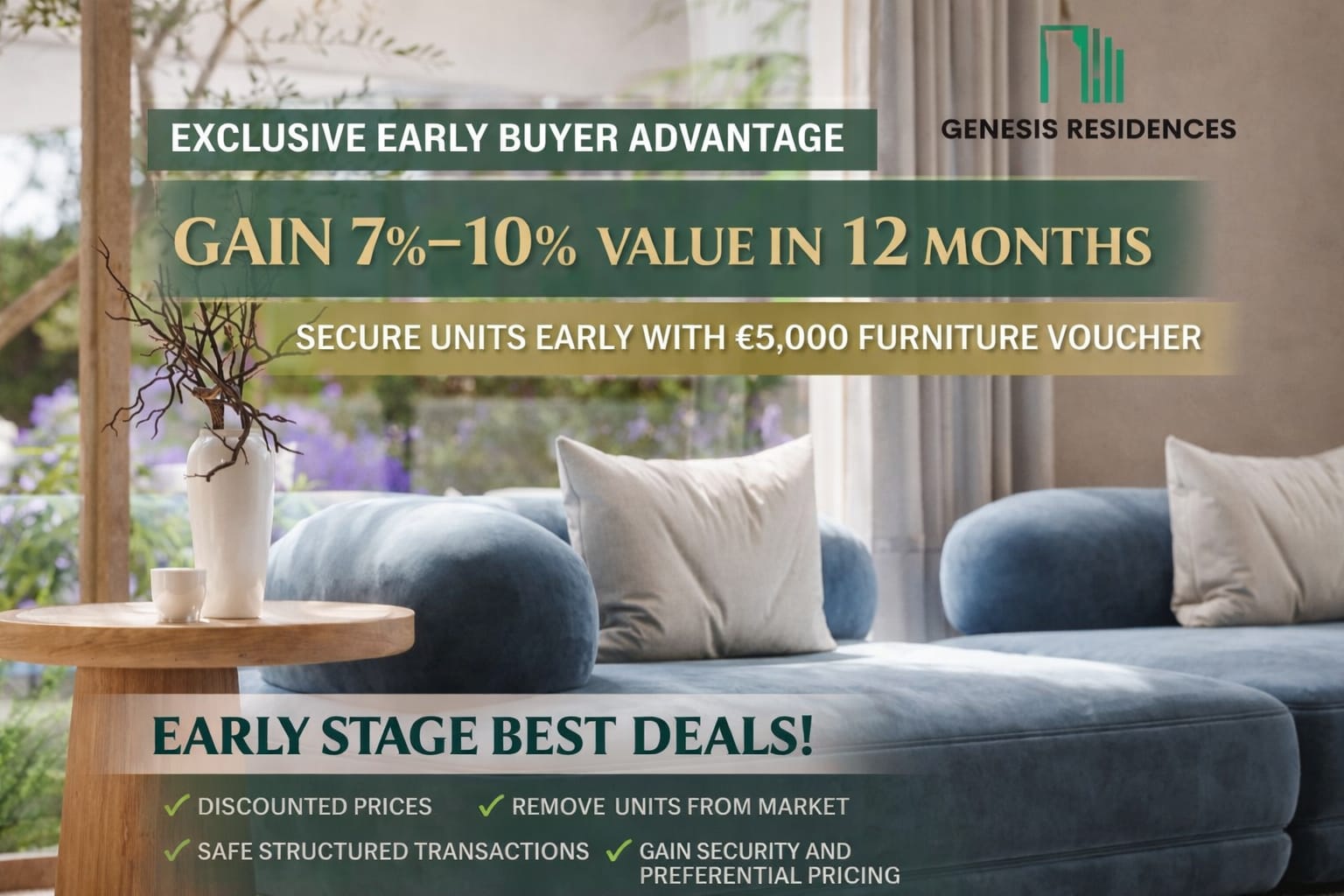 Exclusive Early Buyer Advantage